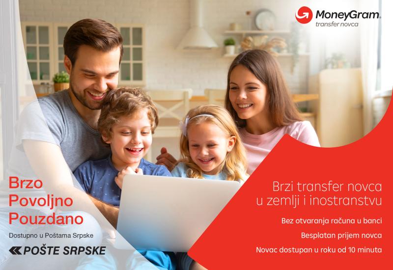 MoneyGram ugovorio partnerstvo s Poštama Republike Srpske čime je povećao svoju prisutnost u BiH